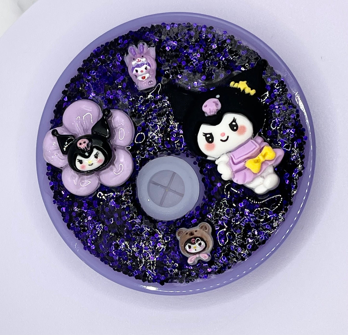 16oz Kuromi Iridescent Cup with Custom Top