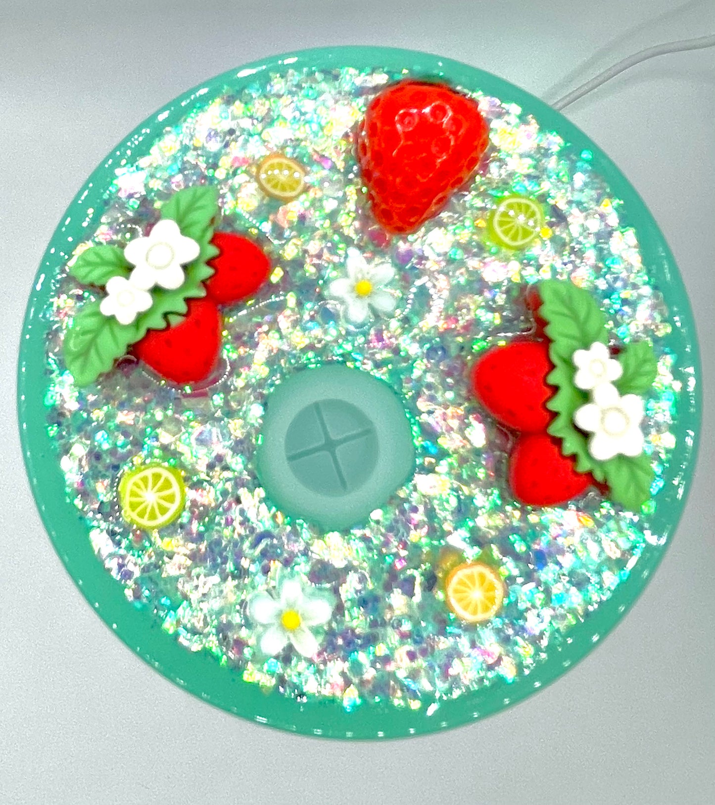16 oz Strawberry Shortcake Cup with Custom Top