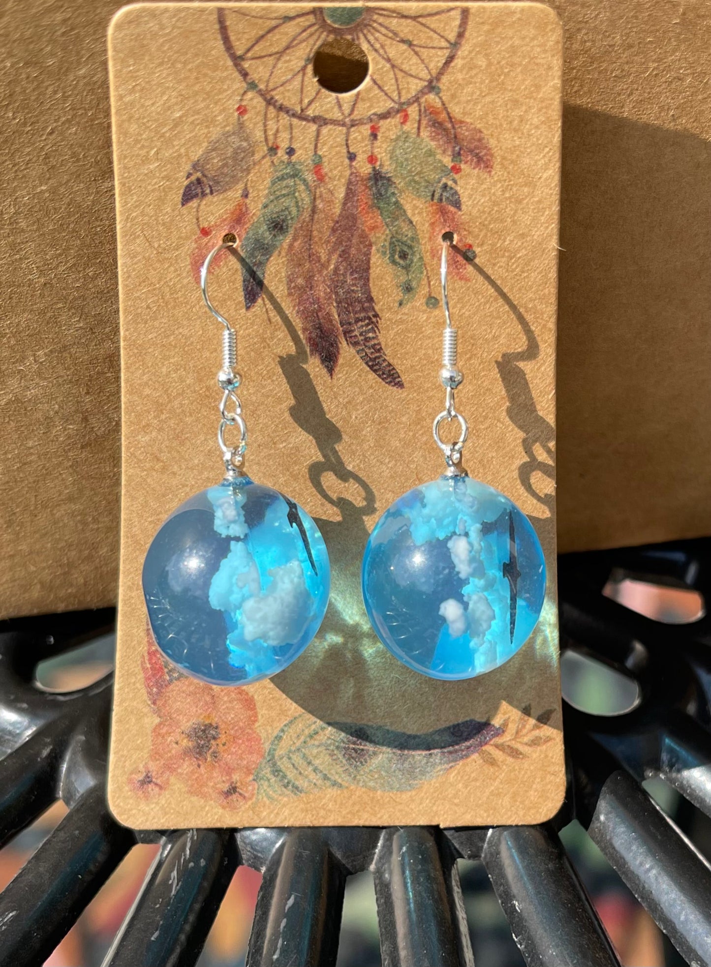 Dreamy Blue Cloud Earrings