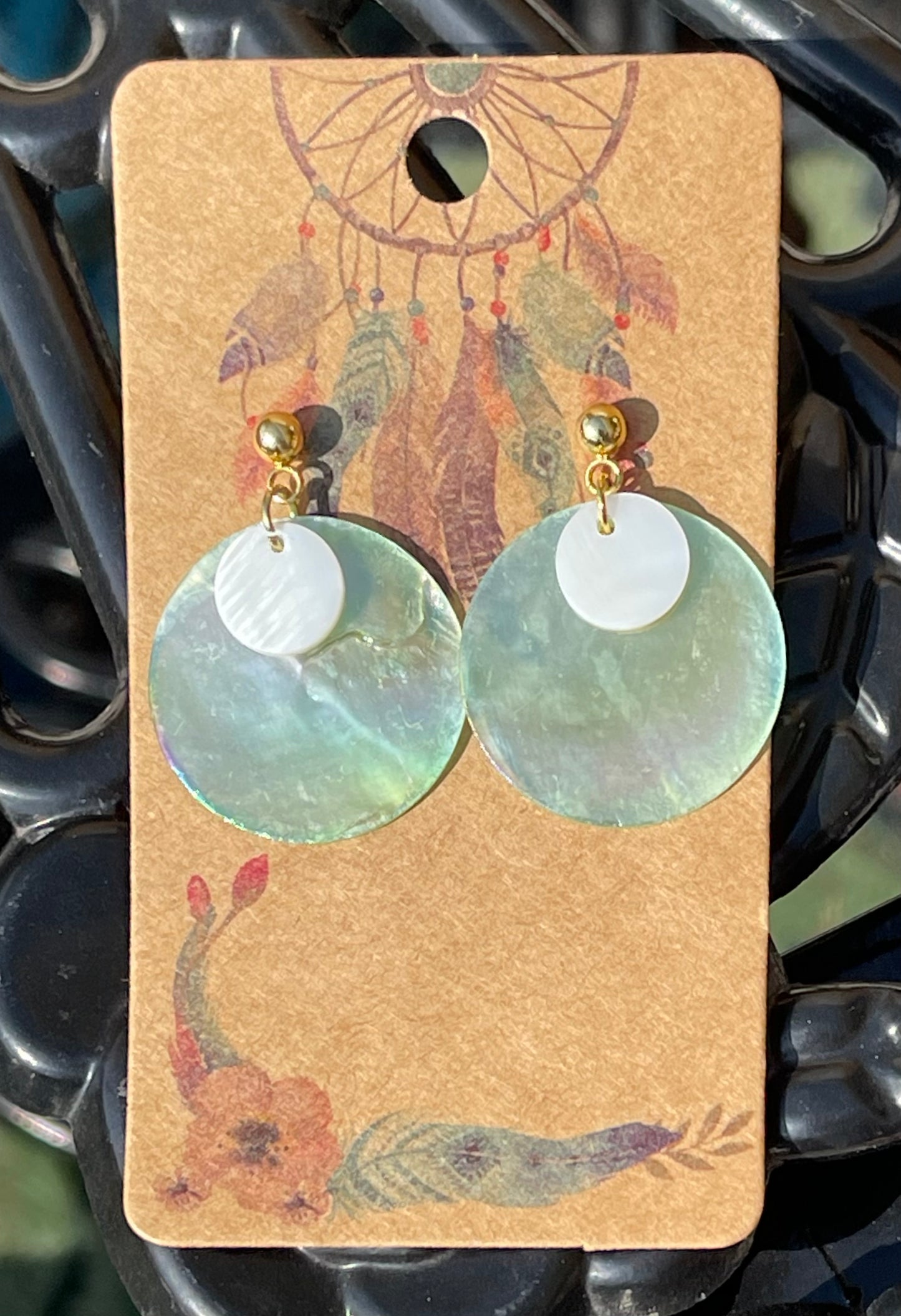 Genuine Mother of Pearl Earrings