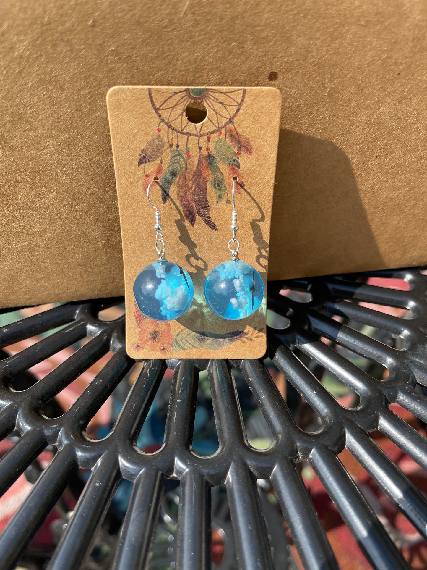 Dreamy Blue Cloud Earrings